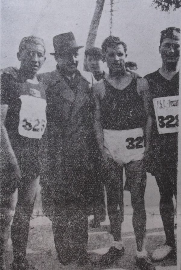 Osvaldo Marconi Campione Italiano di Maratonina 1937 Teramo