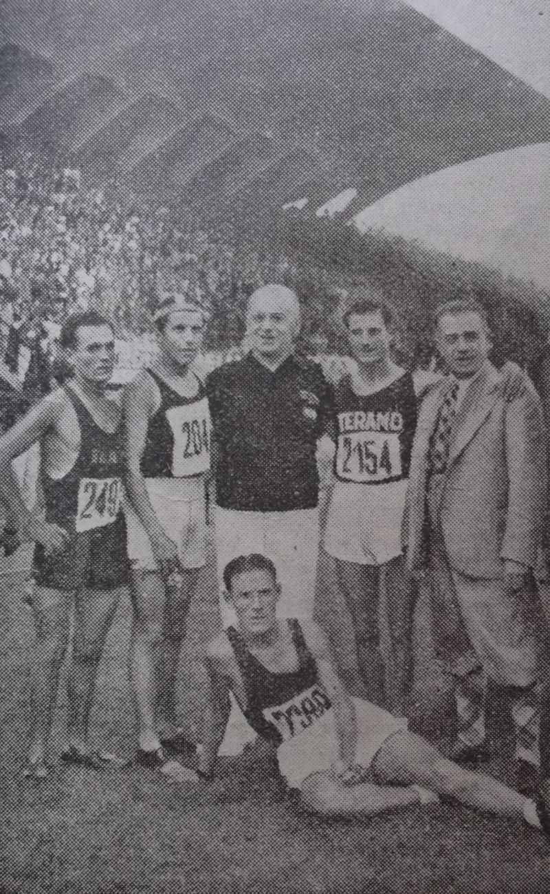 Osvaldo Marconi Campione Italiano di Maratonina 1937 Teramo